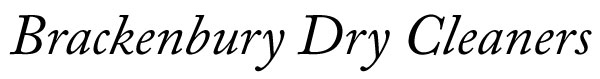 Brackenbury Dry Cleaners Logo
